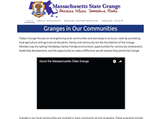 Tablet Screenshot of massgrange.org